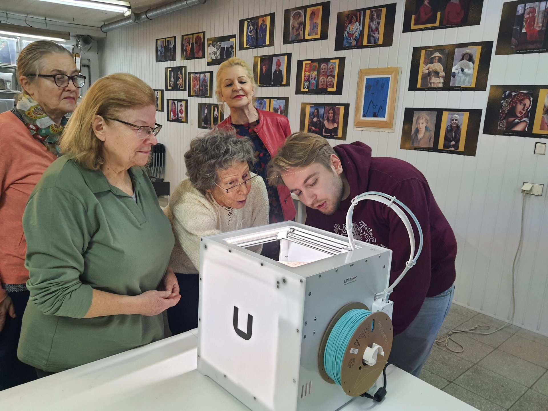 ADaPT4Future workshop — participants learning 3D printing